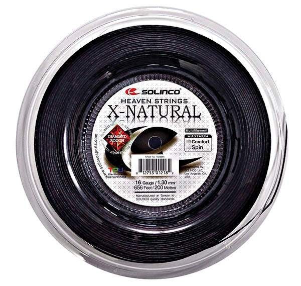 Solinco X-Natural String Reel · 16g · Black