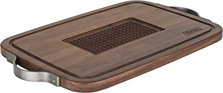 Viking Acacia Carving Board with 3 Piece Carving Set