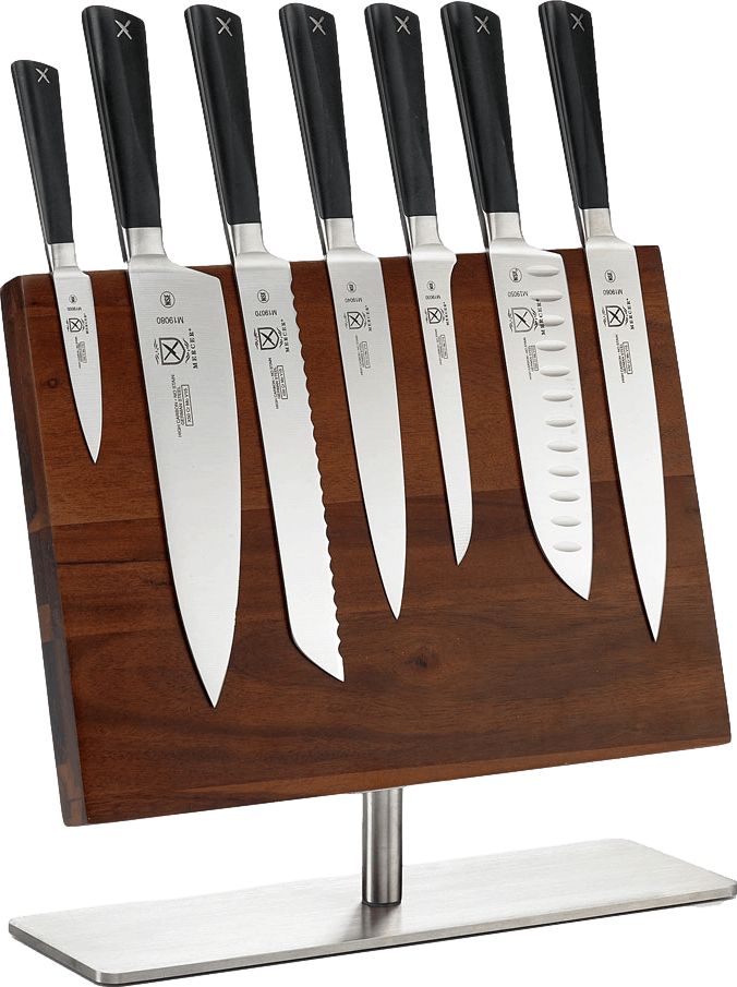 Mercer Culinary 8-Piece Zum Board Magnetic Knife Set