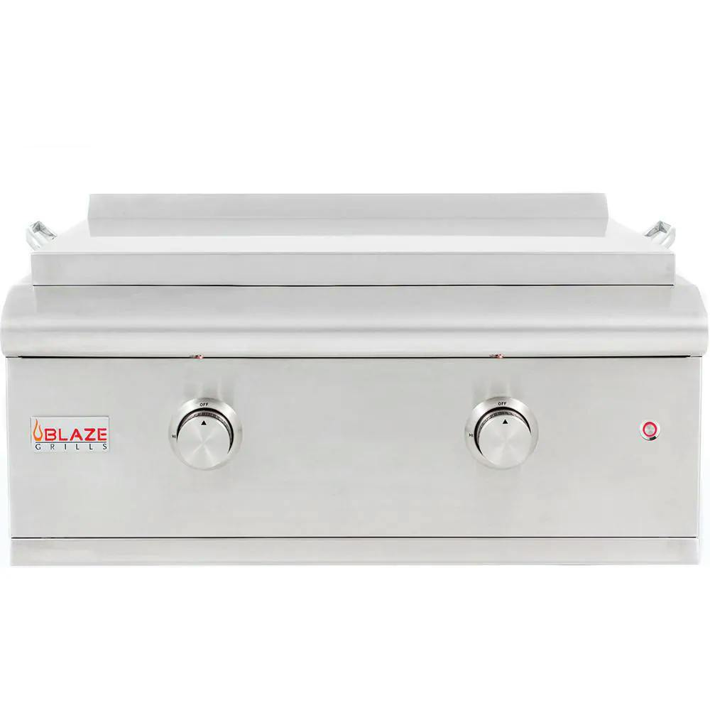Blaze Premium LTE Built-In Gas Griddle with Lights · 30 in. · Propane