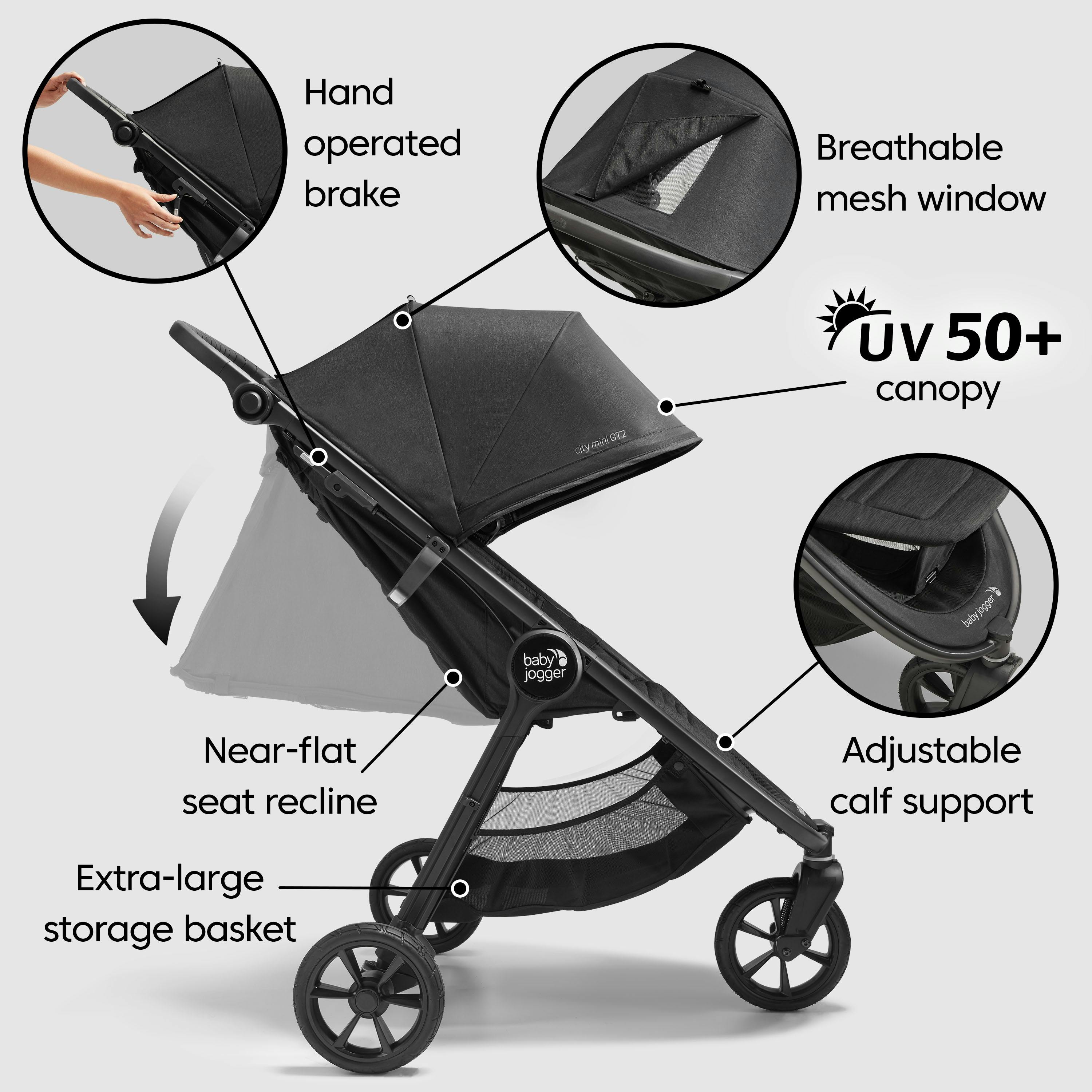 Baby Jogger City Mini GT 2 Stroller · Opulent Black