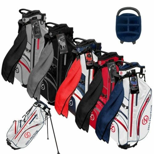 Zero Friction Golf Stand Bag · Red