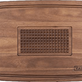 Viking Acacia Carving Board with Juice Well & Metal Handles