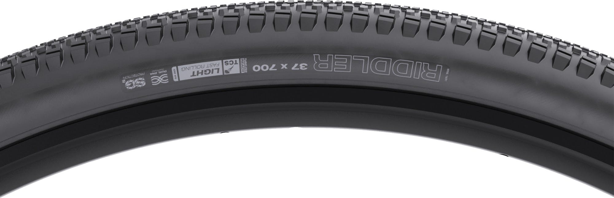 WTB Riddler TCS Light Fast Rolling Folding Bead Tire · Black · 700c x 45mm