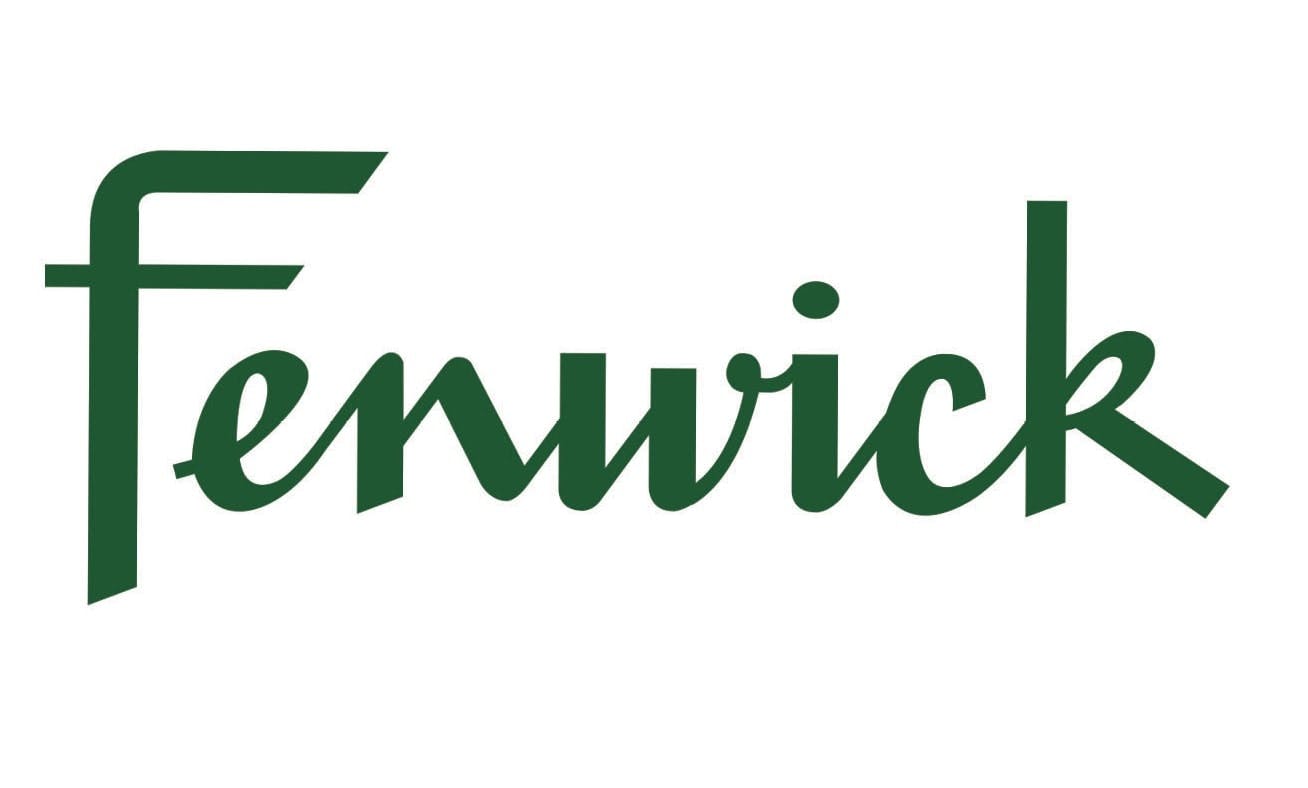 The Fenwick logo reads "Fenwick" in green cursive. 