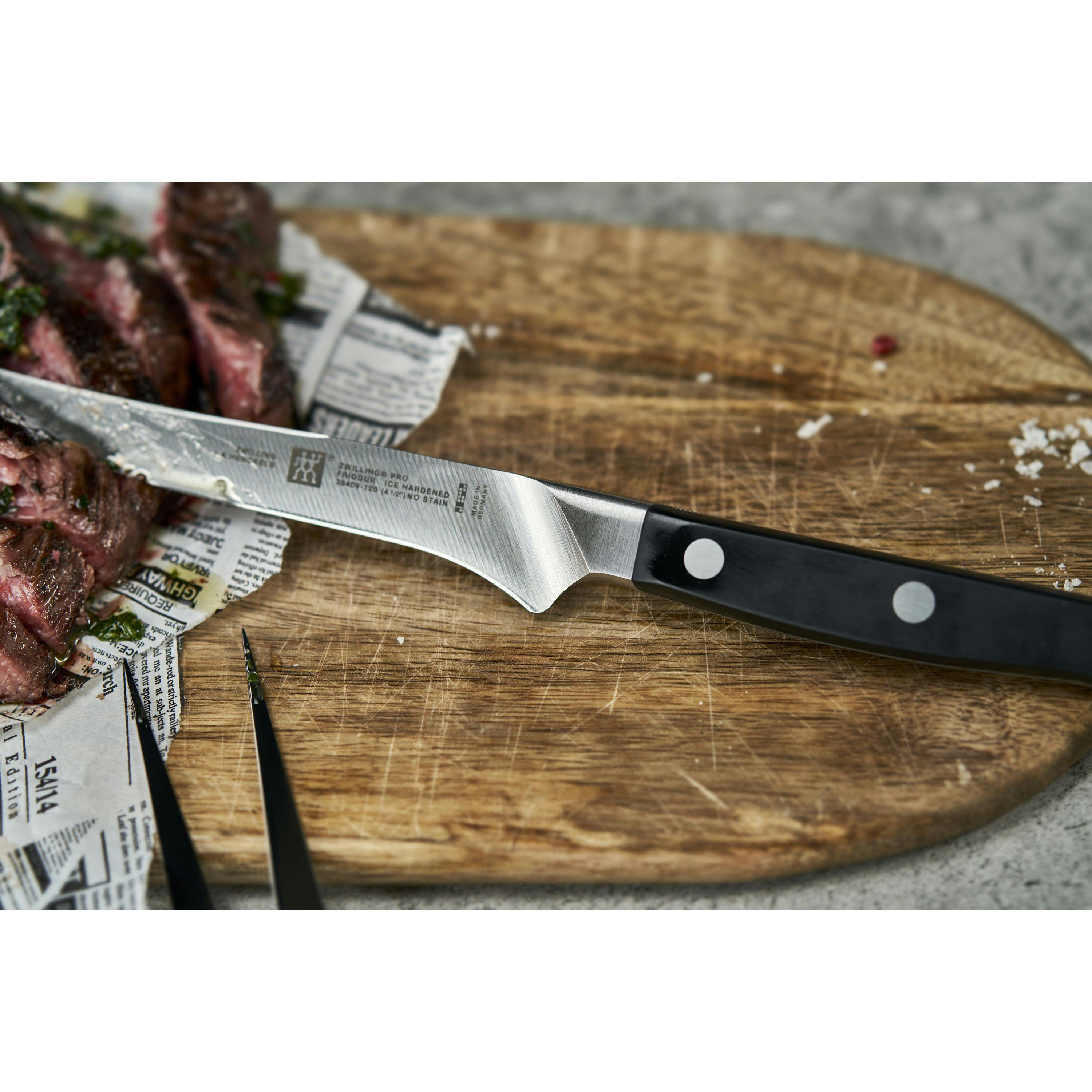 Zwilling Black Forged Accent 4-Piece Steak Knife Set - Austin