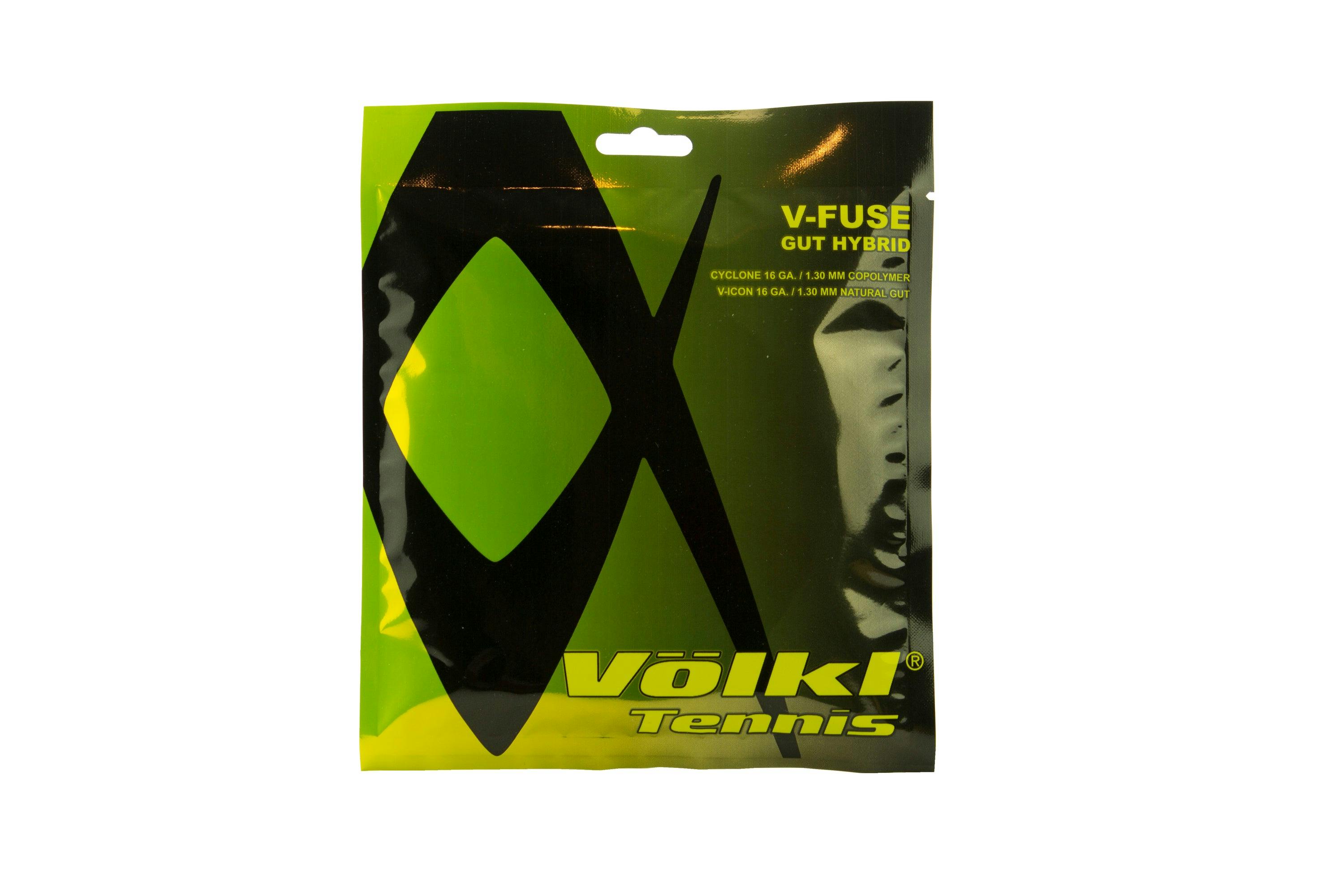 Volkl V-Fuse Hybrid String · 16g · Black/Yellow