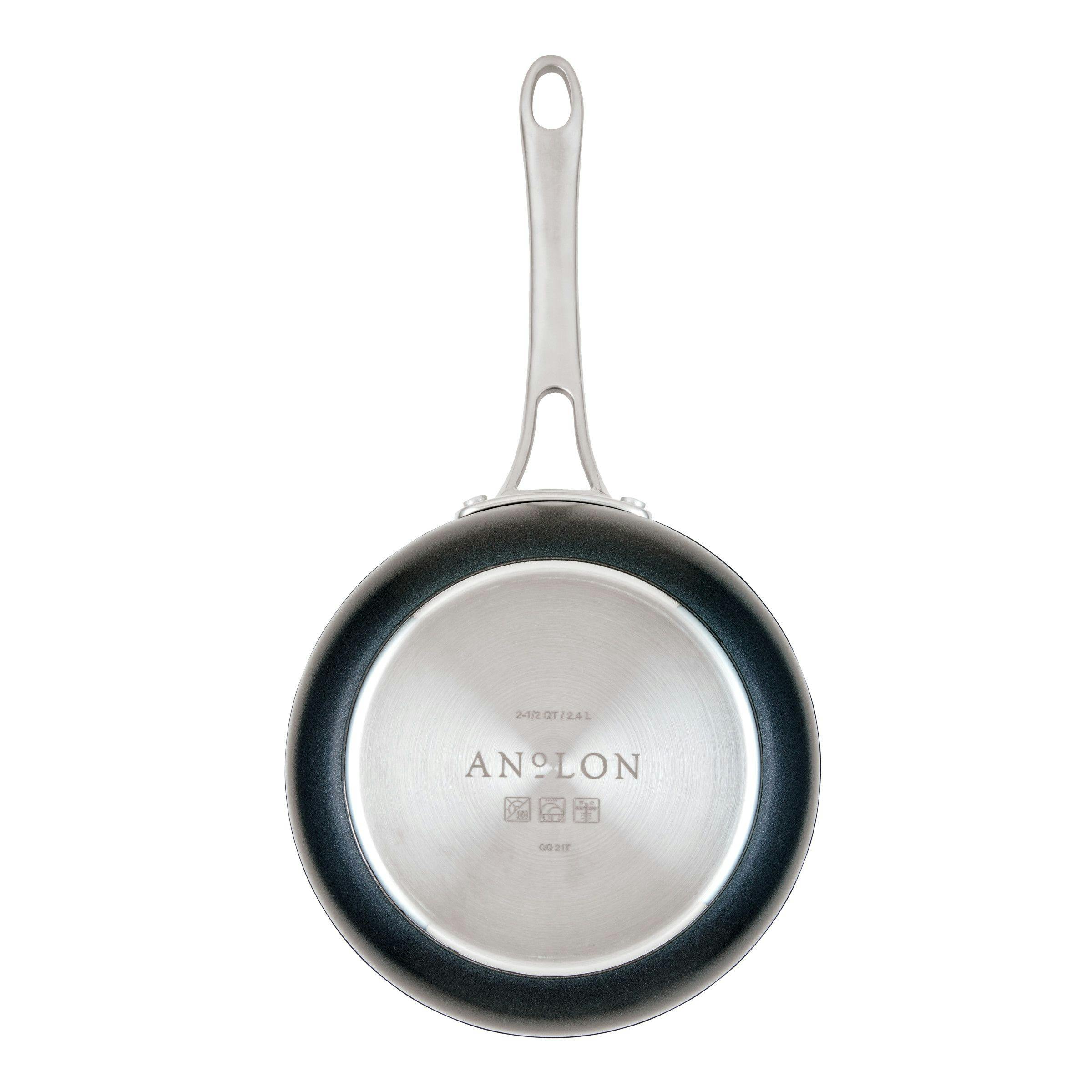 Anolon X Hybrid 2.5qt Nonstick Induction Saucier Pan With Lid