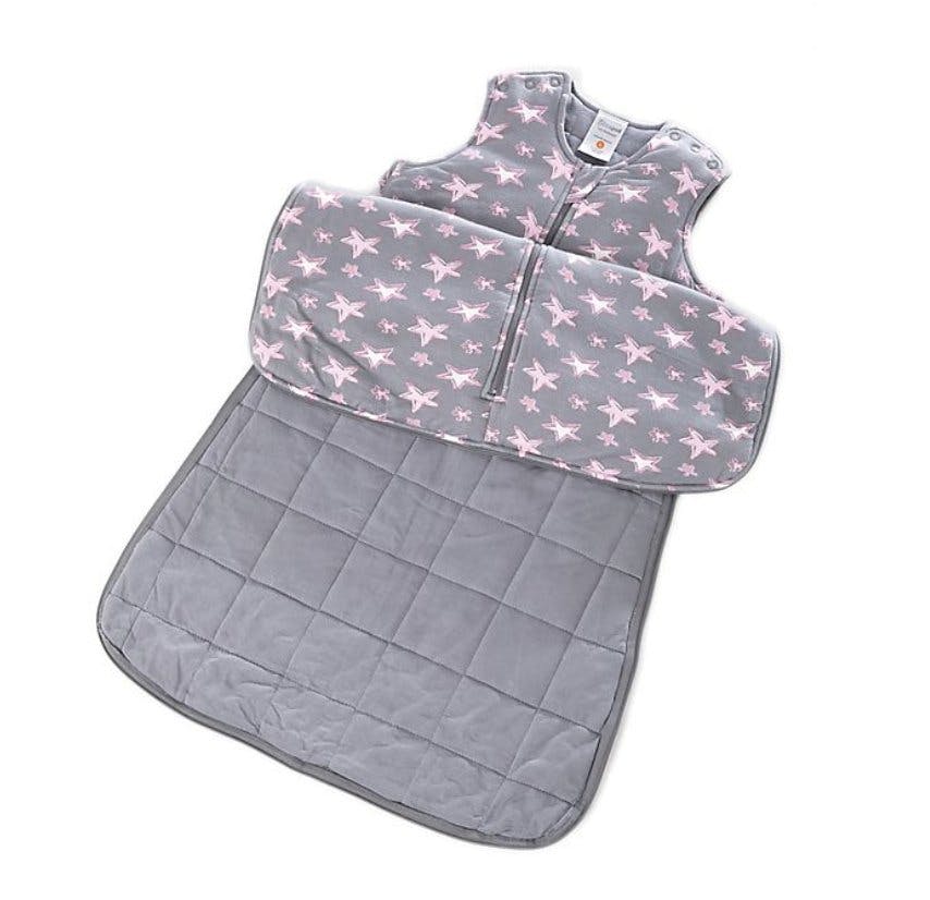 Gunamuna Duvet Wearable Blanket Pink Stars  · Extra Large