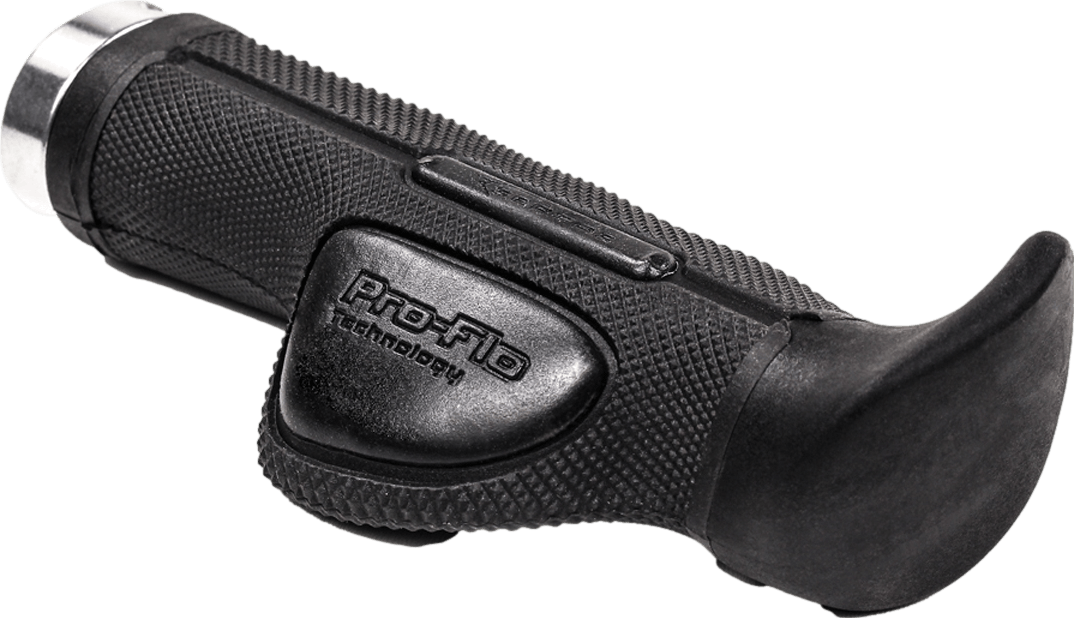Serfas Pro-Flo Lock On Grip · 145 mm · Black