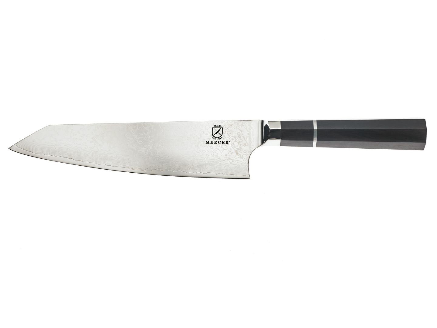 Mercer Culinary Premium Grade Super Steel, 8" Chef's Knife, Ebony Wood Handle