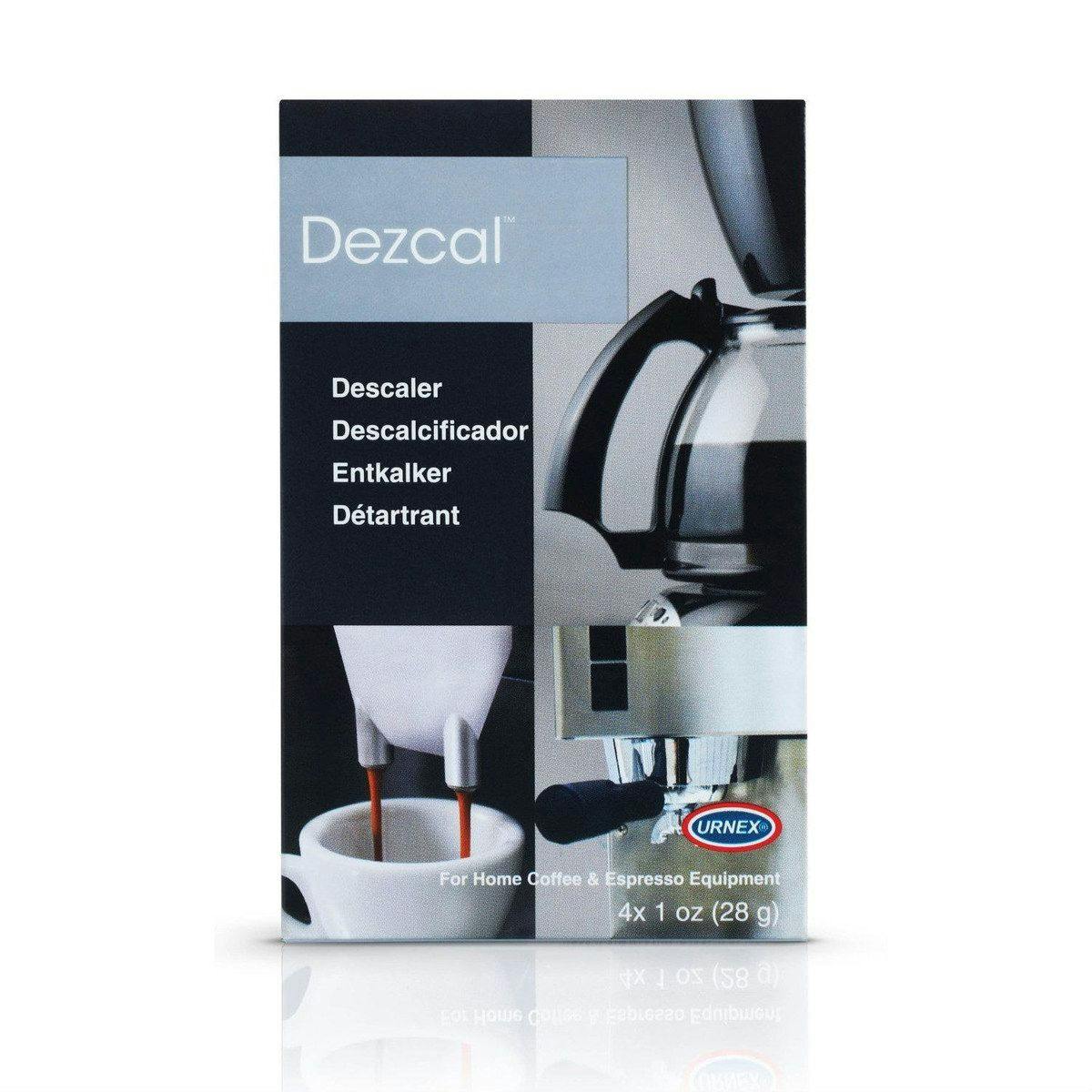 Urnex Dezcal Activated Descaler Powder, 4 1oz Packs