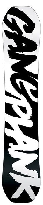 Rome Gang Plank Snowboard (black/white)