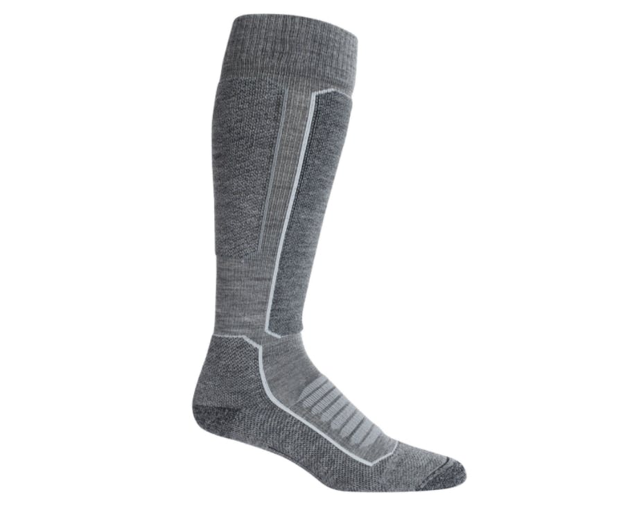 Product image of the Icebreaker Men's Medium Cushion Over-the-Calf Ski Sock.