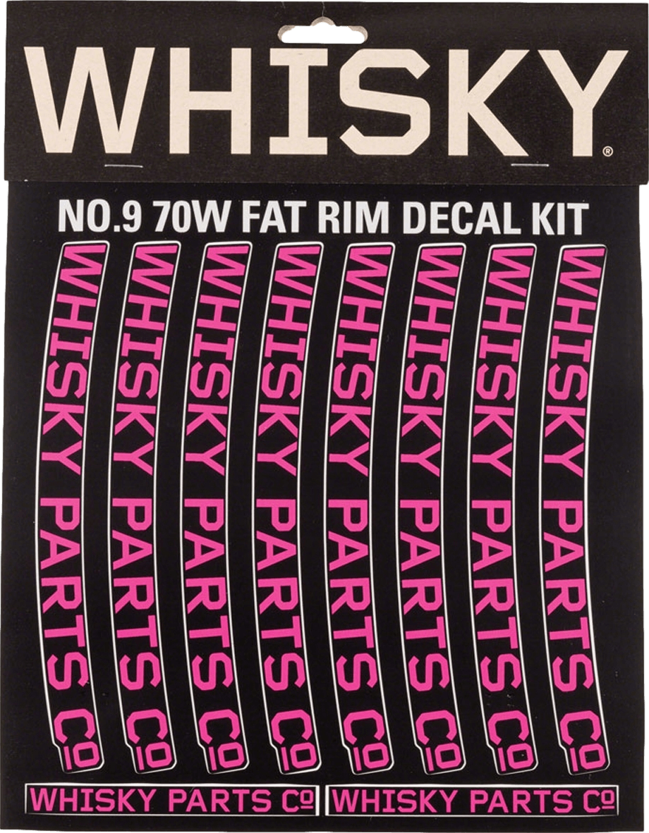 Whisky 70w Rim Decal Kit for 2 Rims · Magenta · One Size