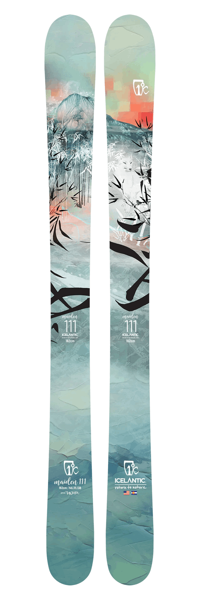 Icelantic Maiden 111 Skis · Women's · 2022 · 169 cm