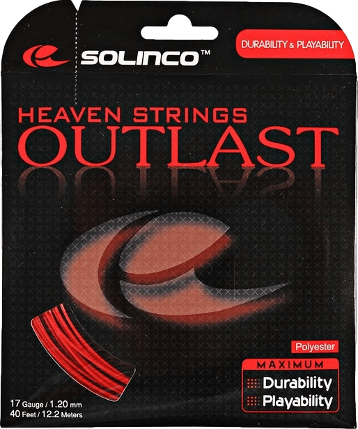 Solinco Outlast String · 17g · Red