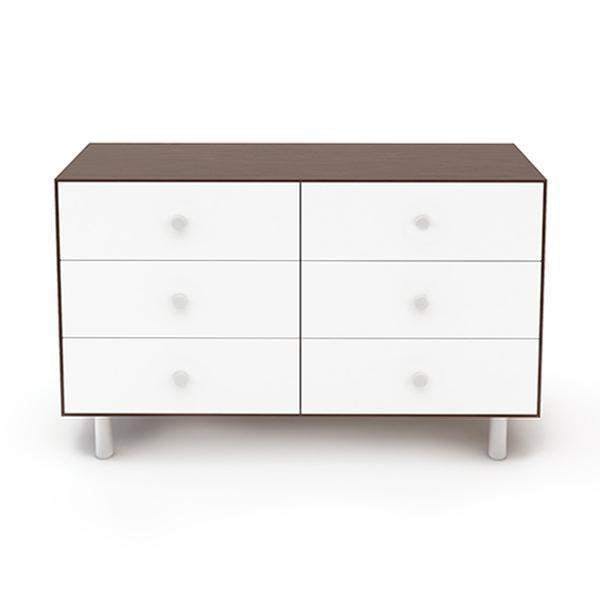 Oeuf Classic 6 Drawer Dresser · Walnut/White