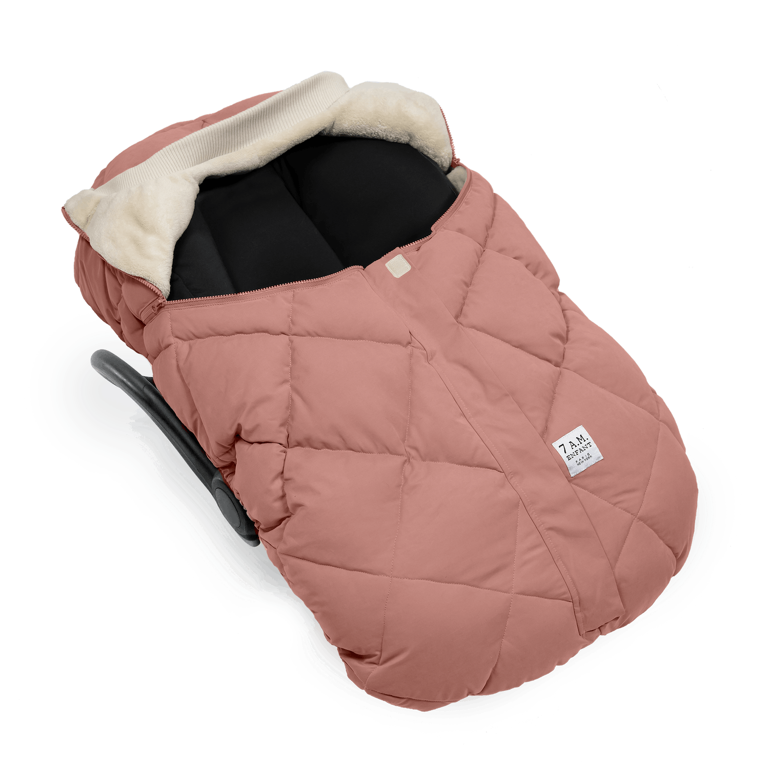 7 AM Enfant Car Seat Cocoon · Mirage Blue Quilted