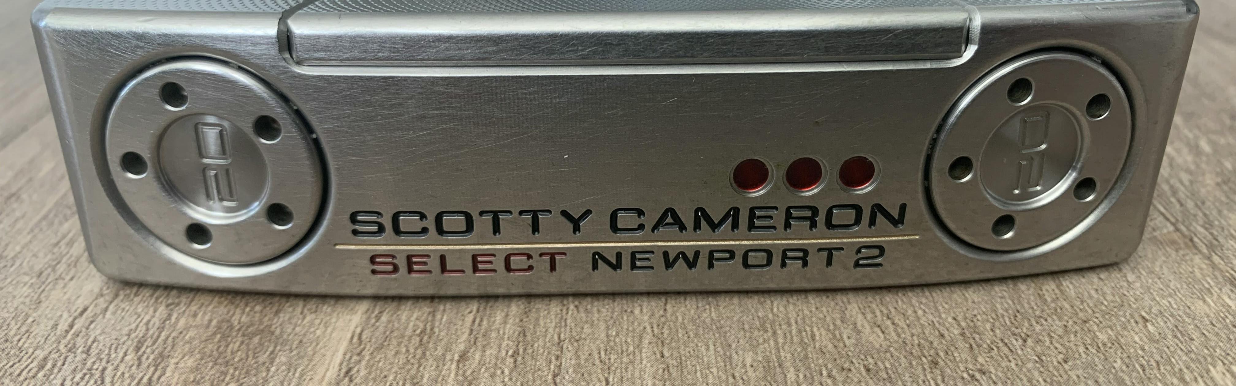 Bottom of the Scotty Cameron Special Select Newport 2 Putter.