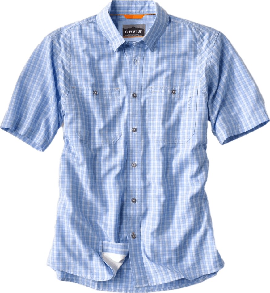 Orvis Men's Tech Chambray Short-Sleeved Work Shirt