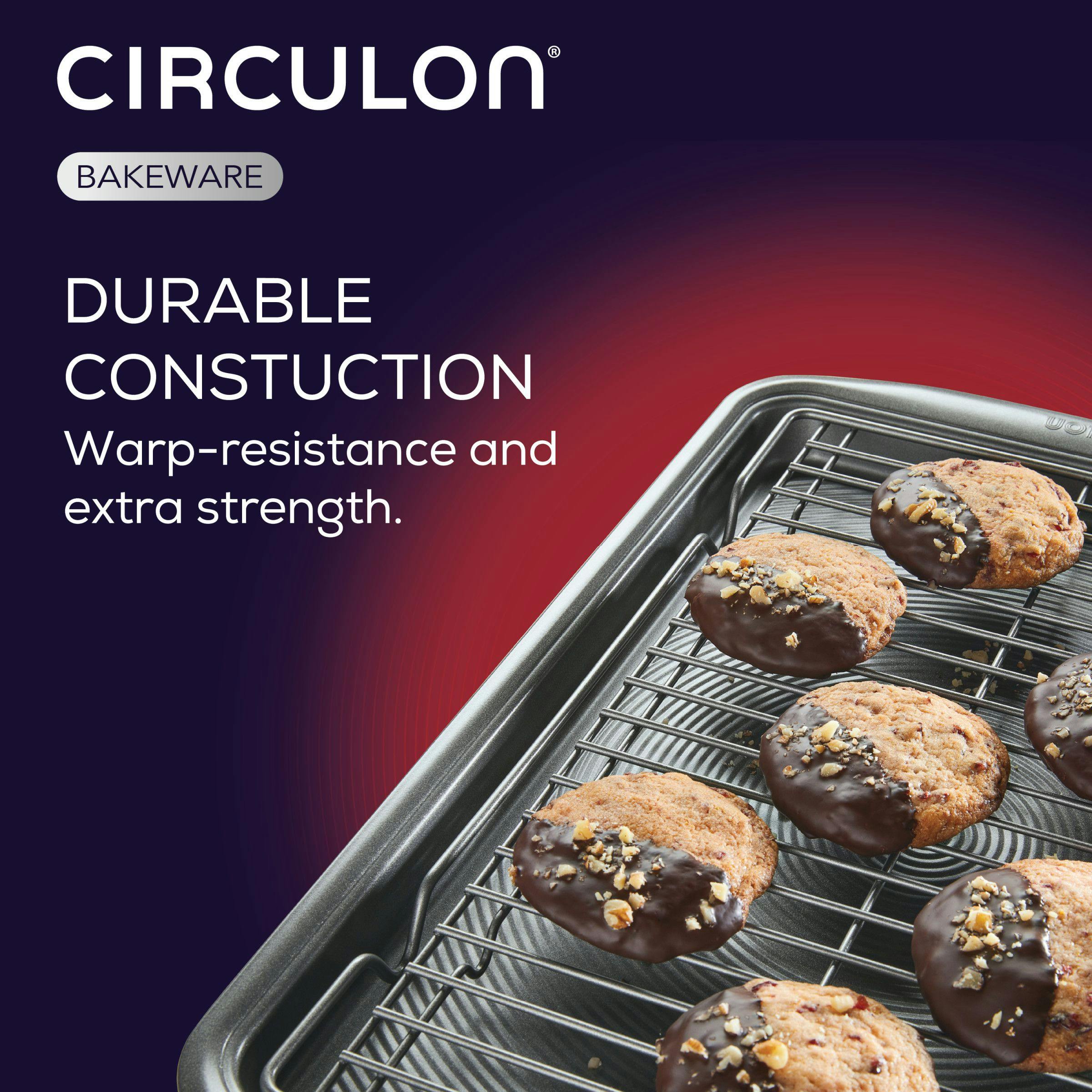 Circulon Bakeware Nonstick Cookie Pan, 10-Inch x 15-Inch