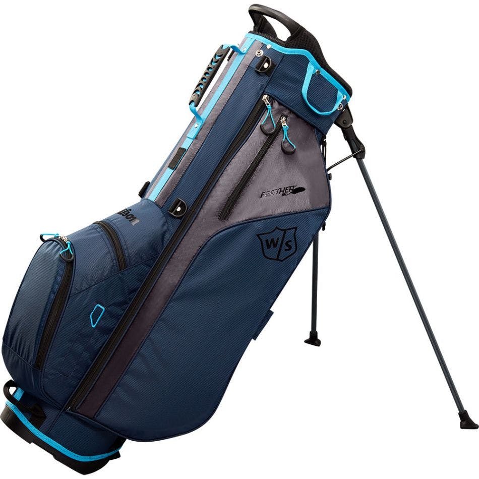 Wilson Staff Feather Golf Stand Bag · Navy/Charcoal/Blue