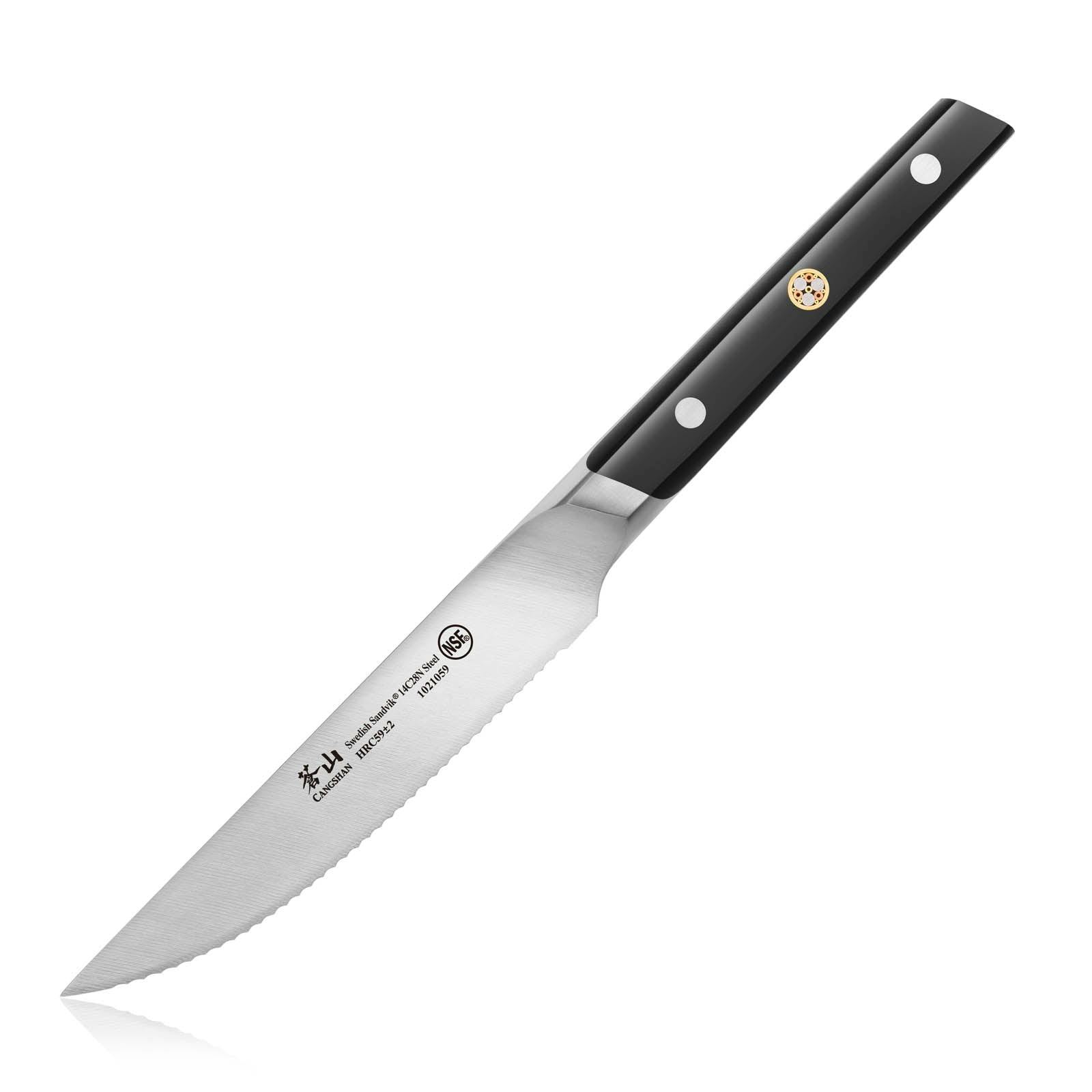 Zwilling Black Forged Accent 4-Piece Steak Knife Set - Austin, Texas —  Faraday's Kitchen Store