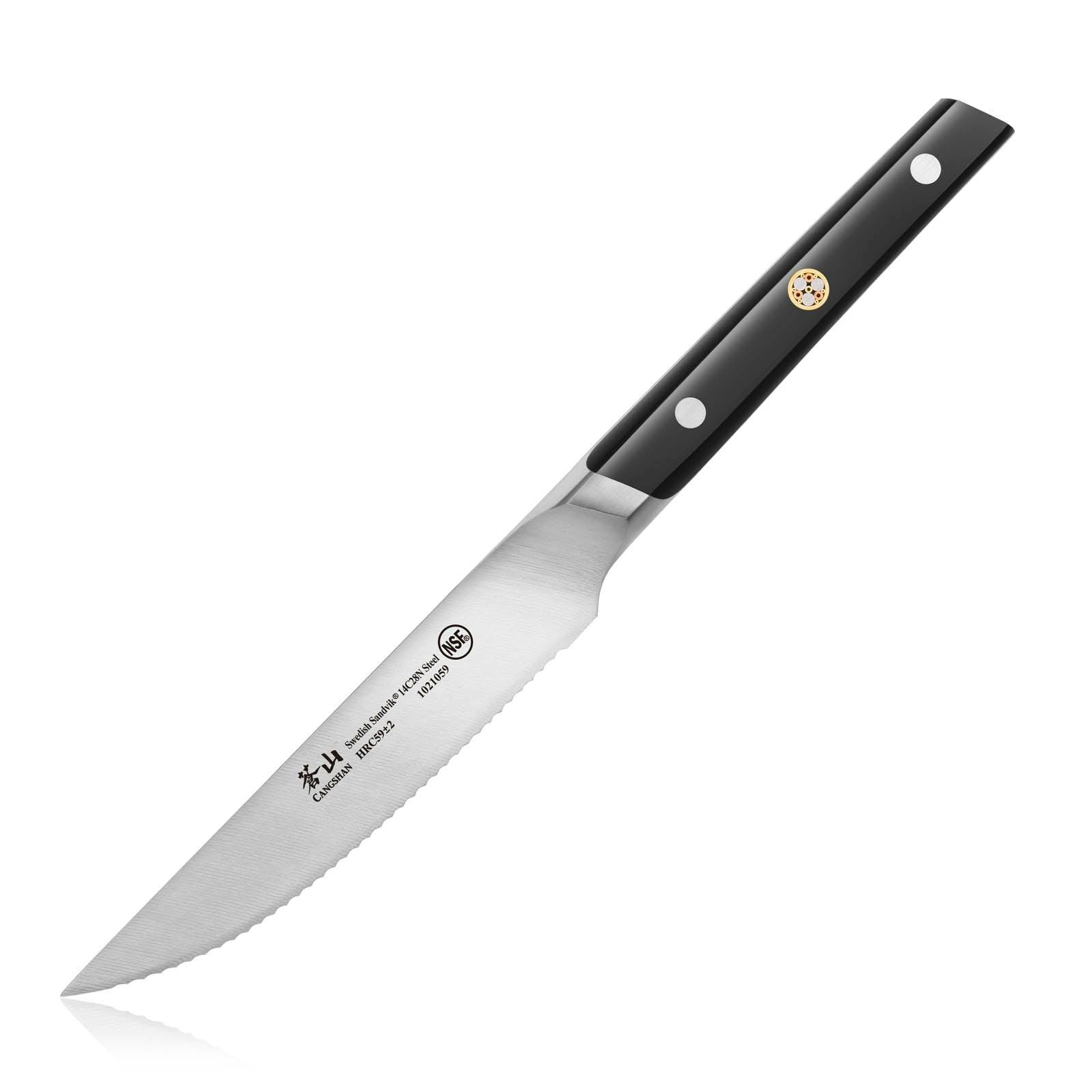 Cangshan TC Series 4-Piece Fine Edge Steak Knives