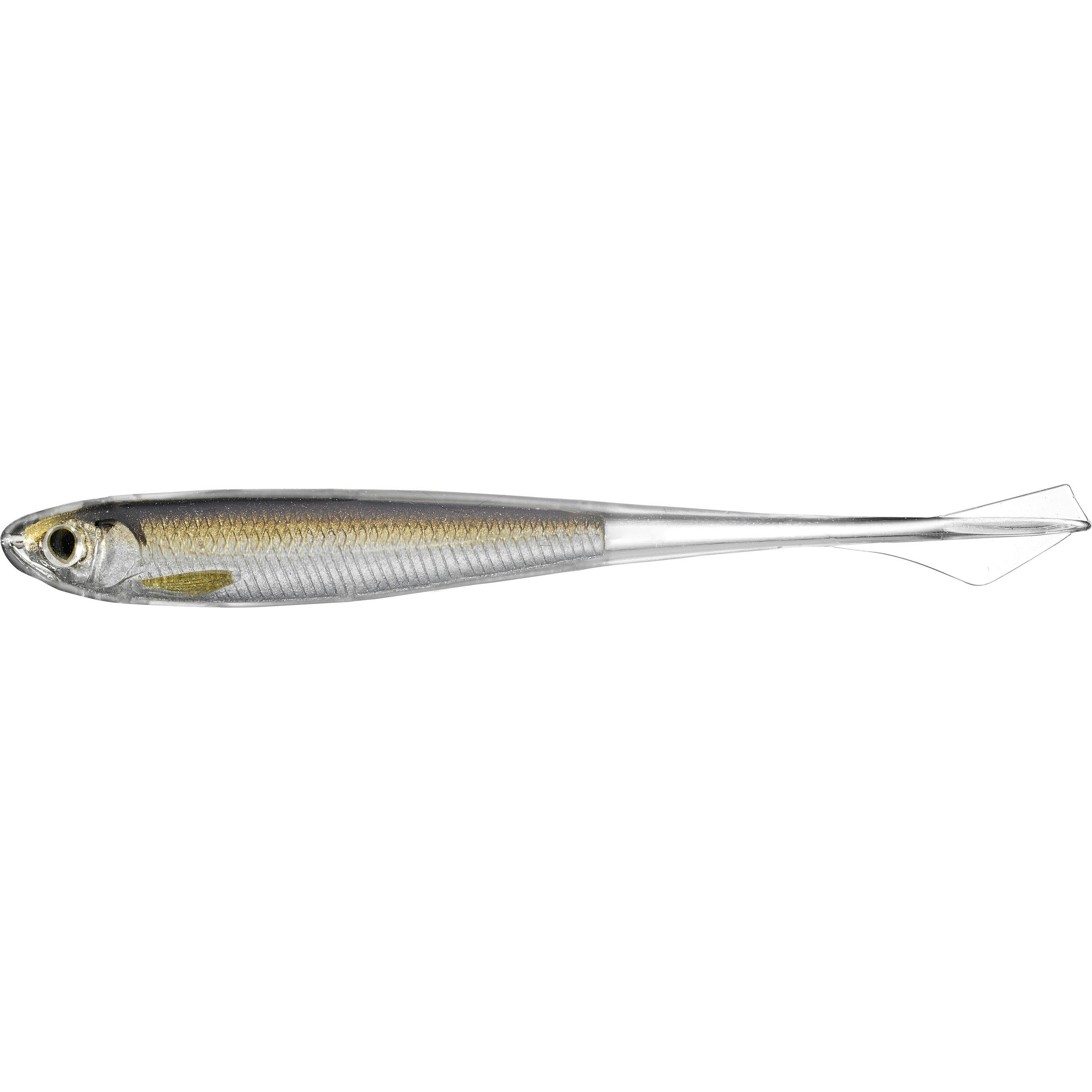 Live Target Ghost Tail Minnow - 3 3/4" / Silver/Brown