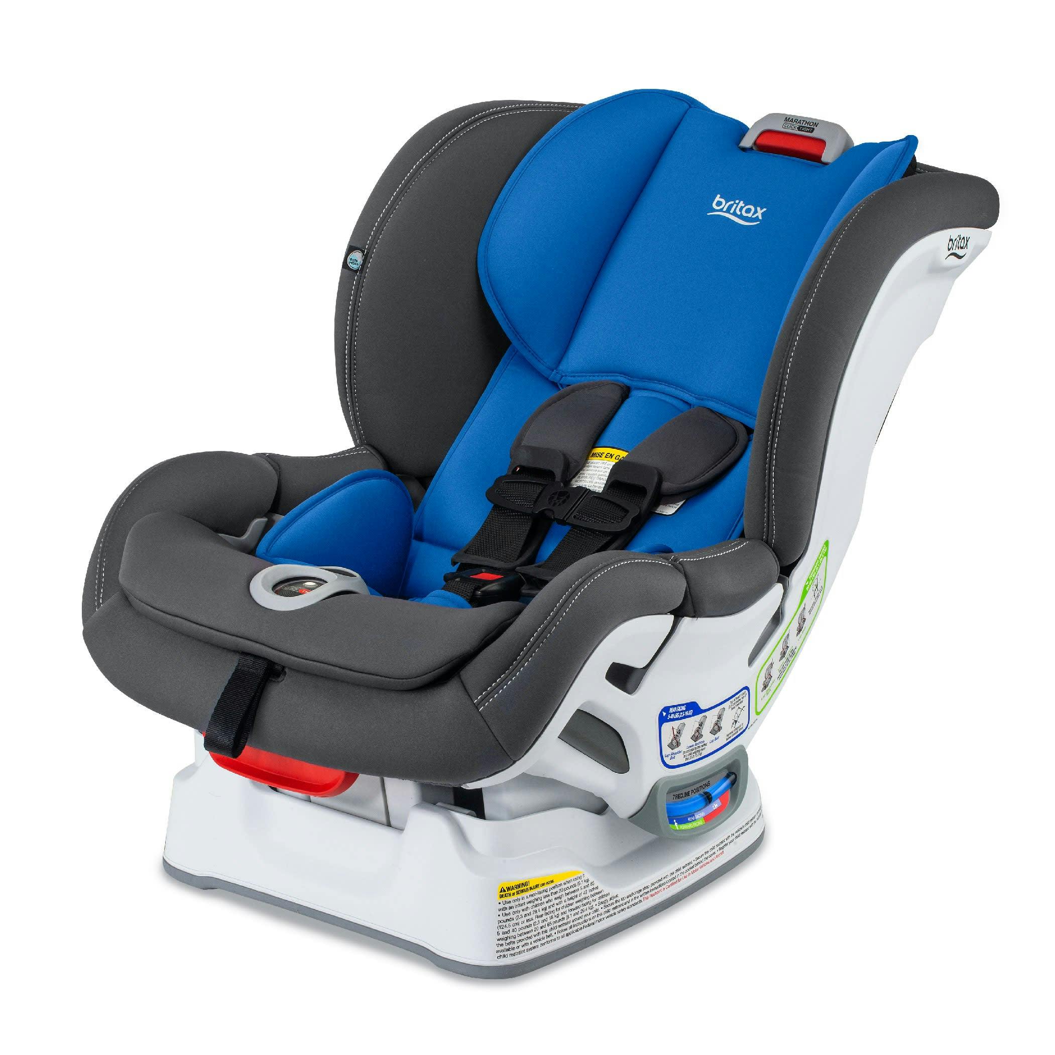 Britax Marathon ClickTight Convertible Car Seat Safewash · Mod Blue