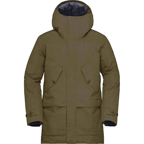 Norrona Men S Oslo Gore Tex Insulated Parka Large Olive Night Jacket Curated Com