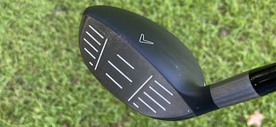 Face of the Callaway Rogue ST Max Fairway Wood.