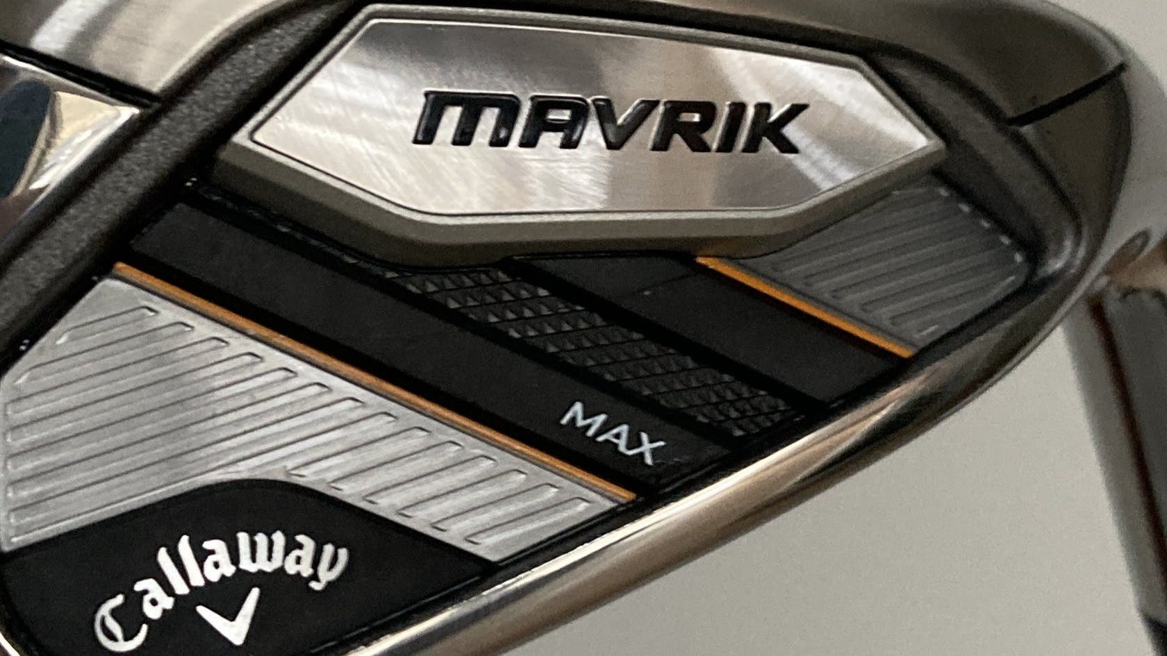 The cap back view of the Mavrik Max 7 iron from Callaway.