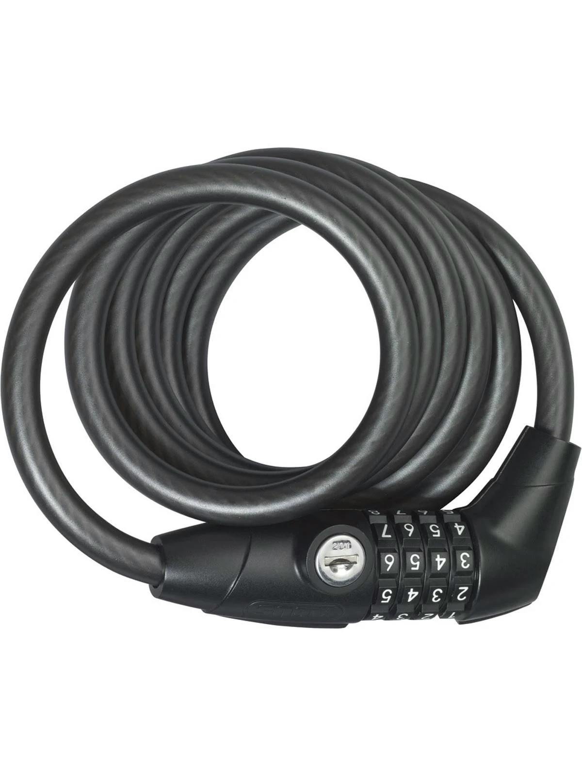 Abus 1650 COMBO/KEY Cable Lock · Black · 12 mm