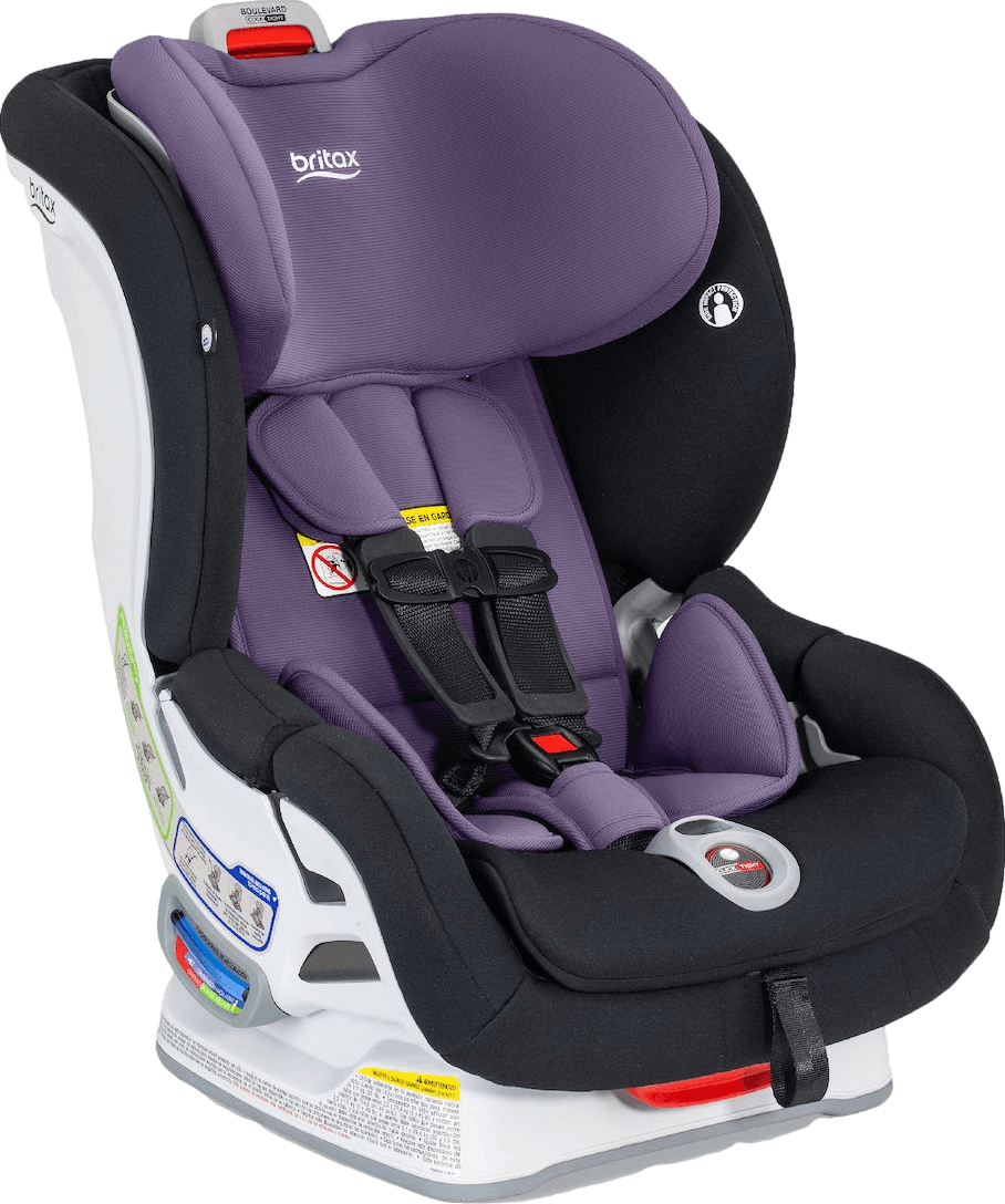 Britax Boulevard ClickTight Convertible Car Seat · Purple Contour