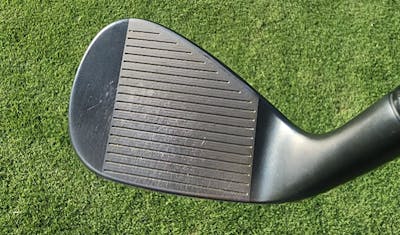 Face of the TaylorMade Milled Grind 3 Black Wedge.