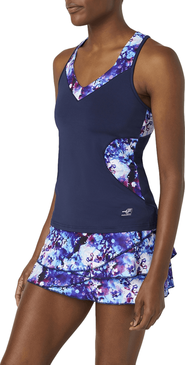 FILA Women's Essential Full Coverage Tennis Tank Top