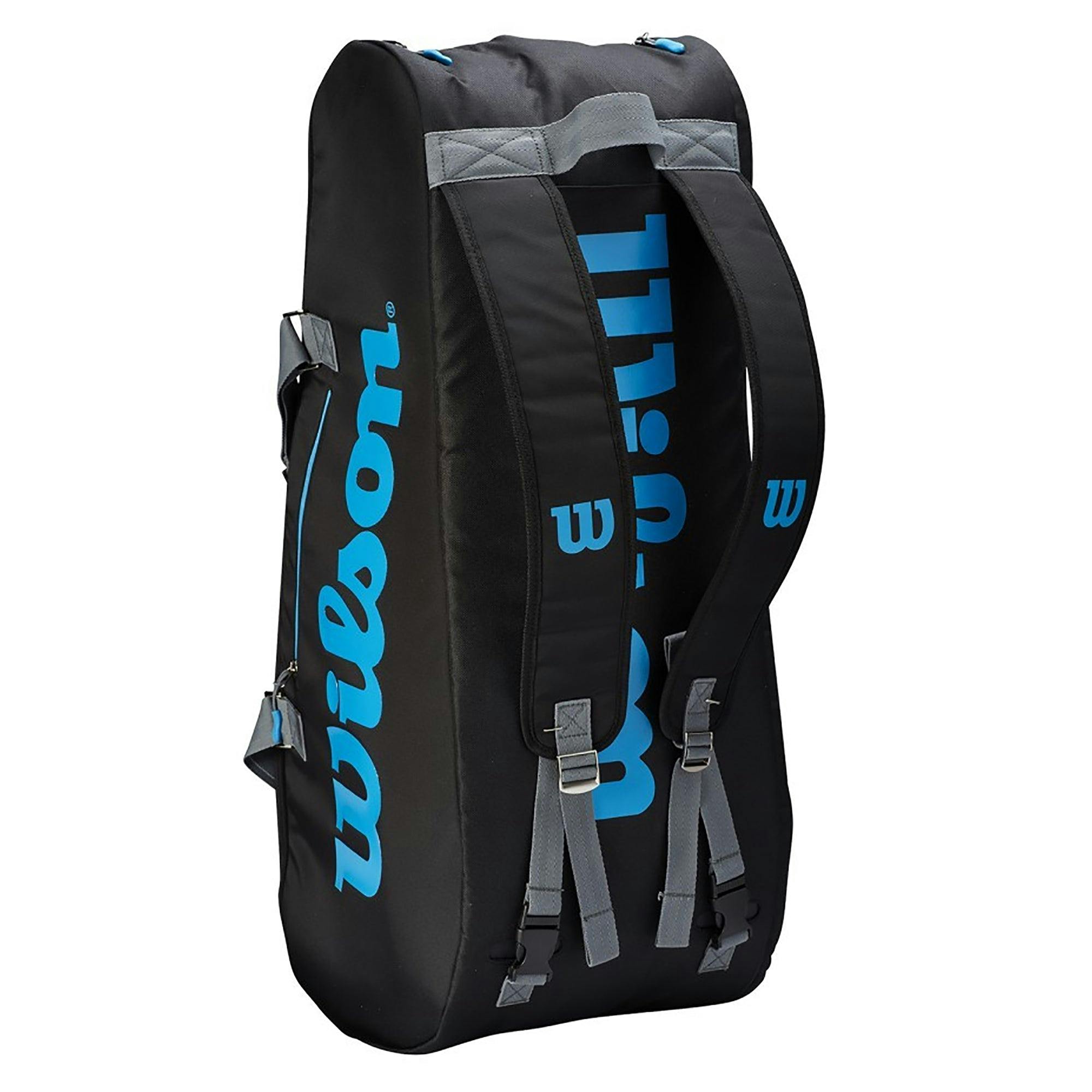Wilson Ultra 9 Pack Tennis Bag · Black/Blue/Silver