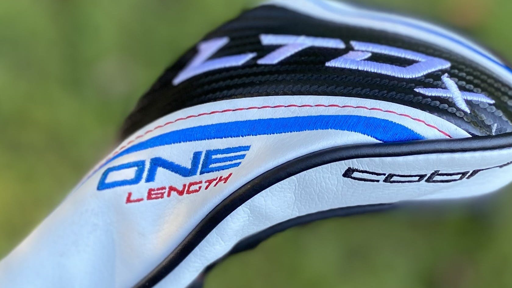 The Cobra LTDx ONE Length Hybrid with the head cover on. 