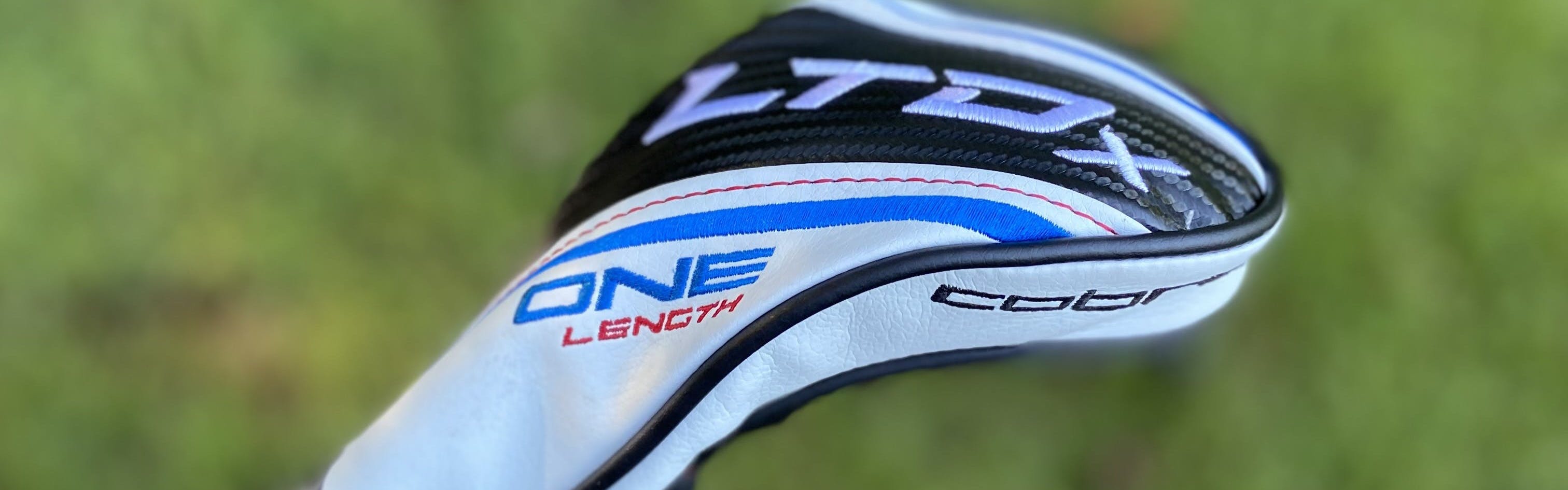 The Cobra LTDx ONE Length Hybrid with the head cover on. 