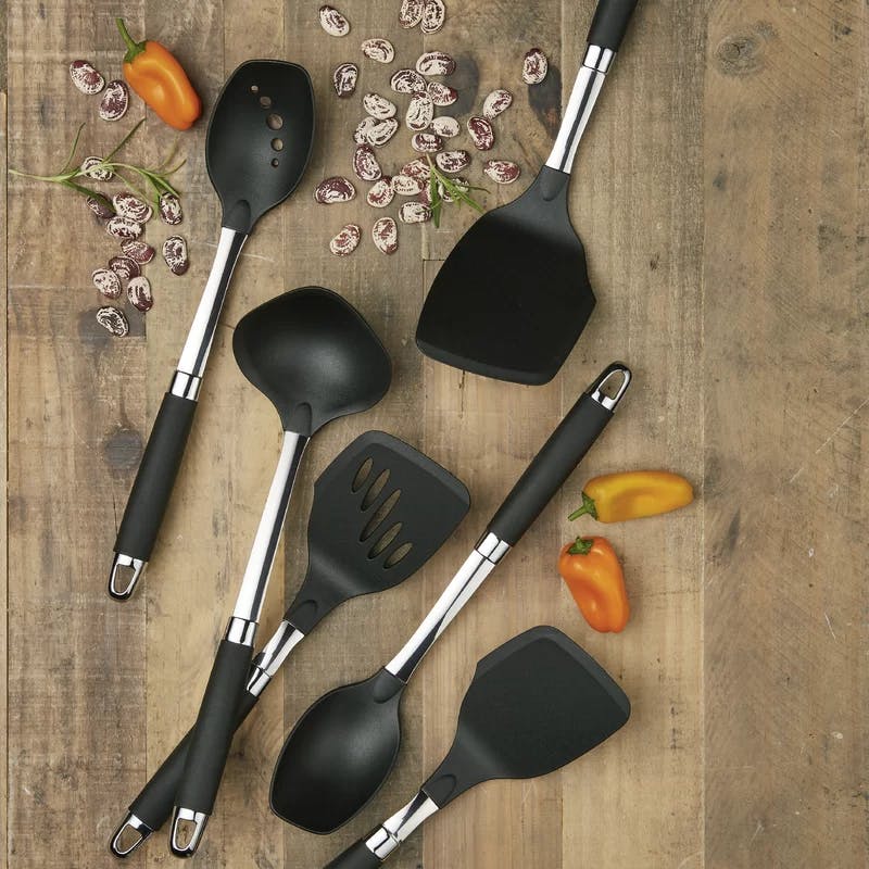 Anolon Tools and Gadgets SureGrip Nonstick Kitchen Utensil Set, 6-Piece