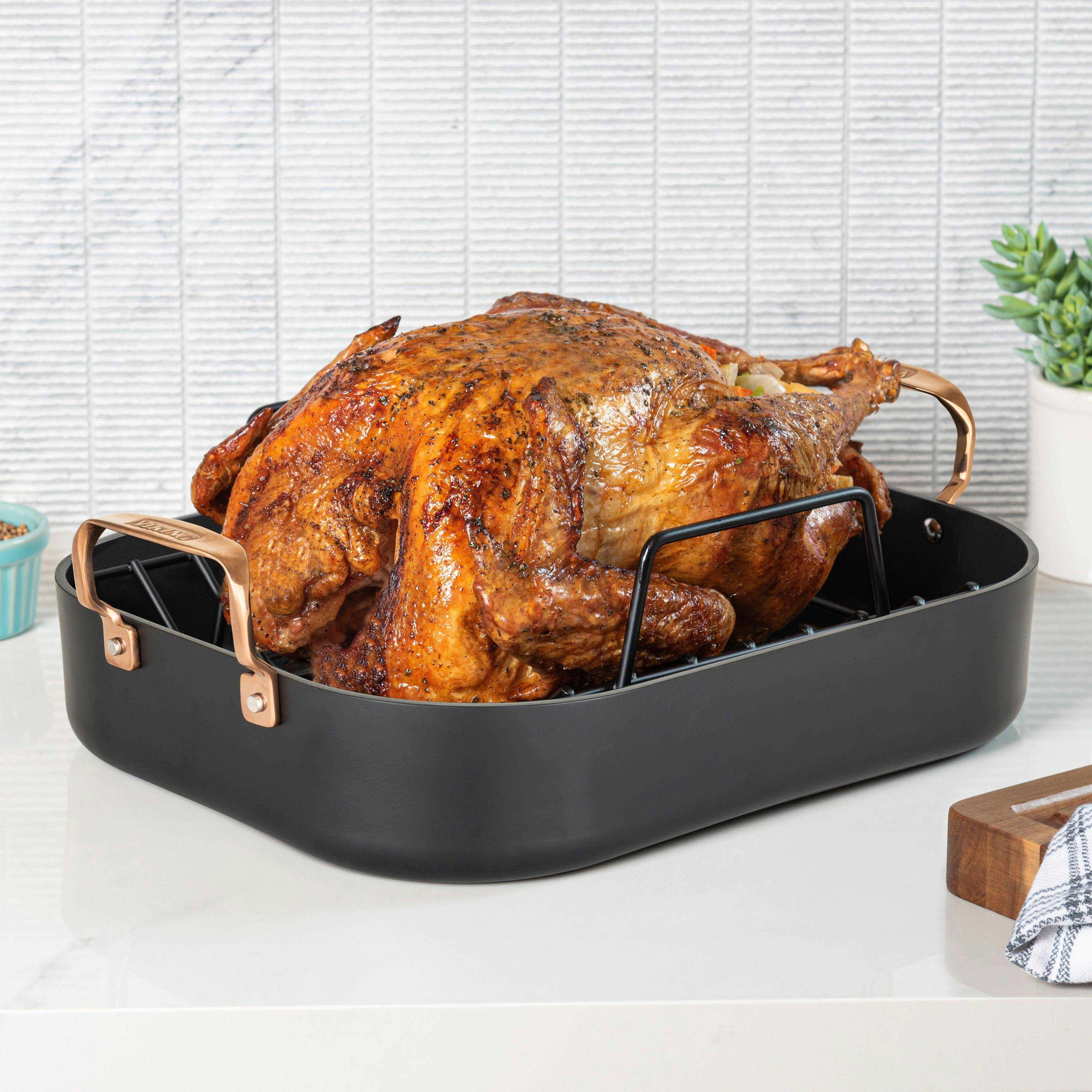 Viking 3-Ply Roasting Pan with Rack & Carving Set