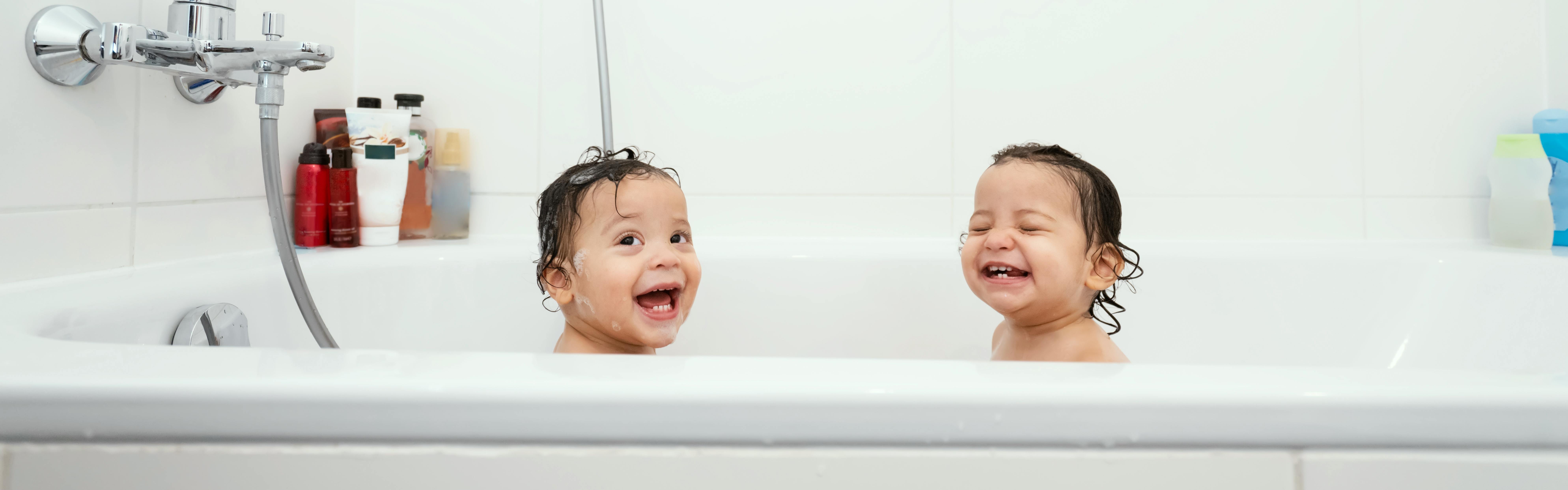 Children in a bath