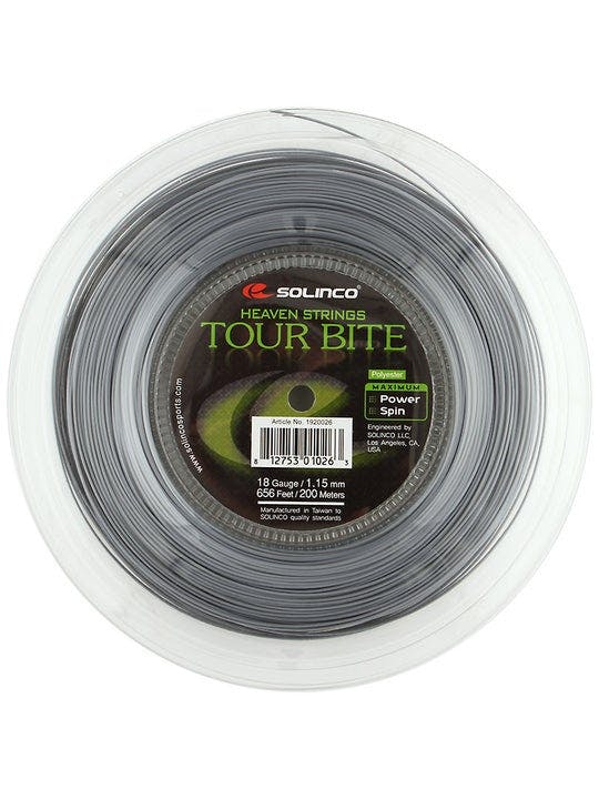 Solinco Tour Bite String Reel · 17g · Silver