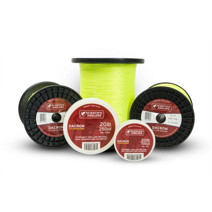 Scientific Anglers Dacron Fly Line Backing – Yellow