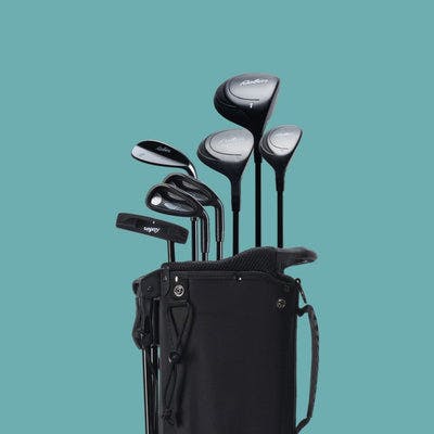 Robin Golf Junior's Essentials 7-Club Golf Set (Bag + Head covers) · Right Handed · Graphite · 9-12(54" - 64")