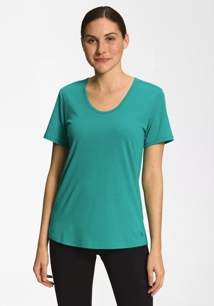 The North Face - Terrain SS Scoop-Neck Tee - XL Porcelain Green