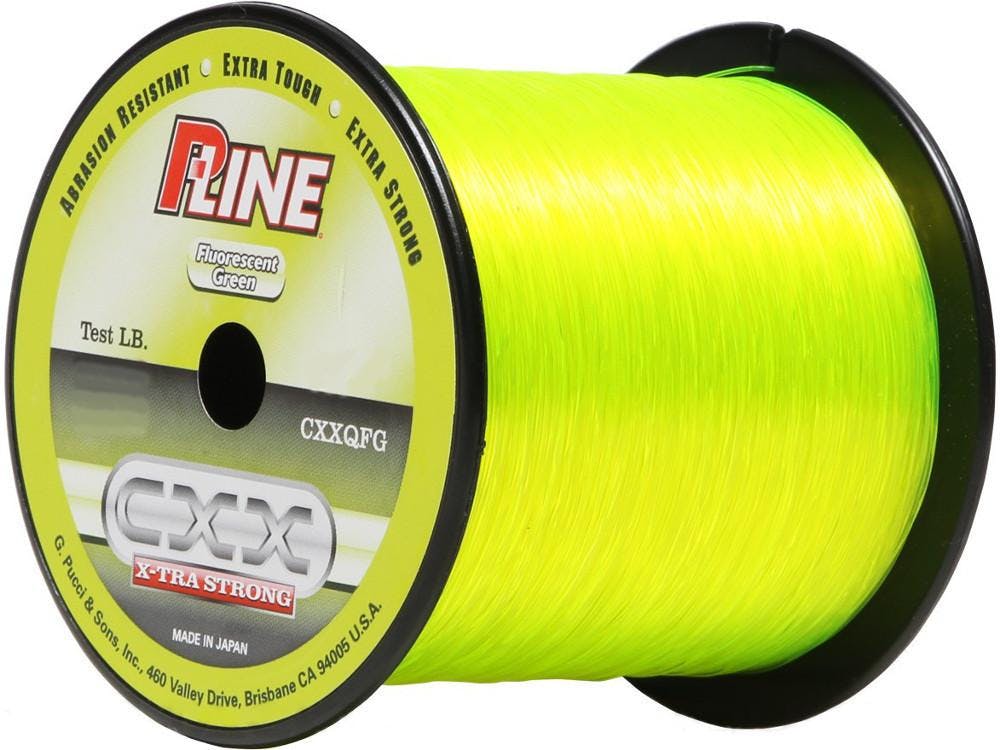 P-Line CXX Fluorescent Green X-Tra Strong Fishing Line 17pound - 3000 yards