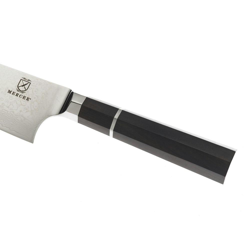 Mercer Culinary 8" Damascus Chef's Knife, Octagonal Ebony Wood Handle